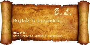 Bujtás Lizandra névjegykártya